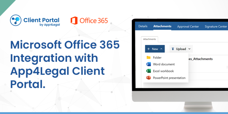 MS Office 365 Integrates with Lexzur Client Portal